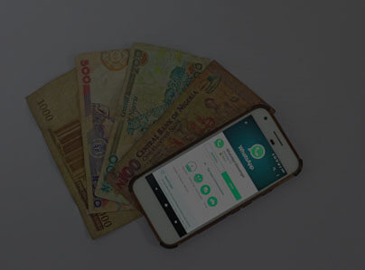 currency and mobile phone